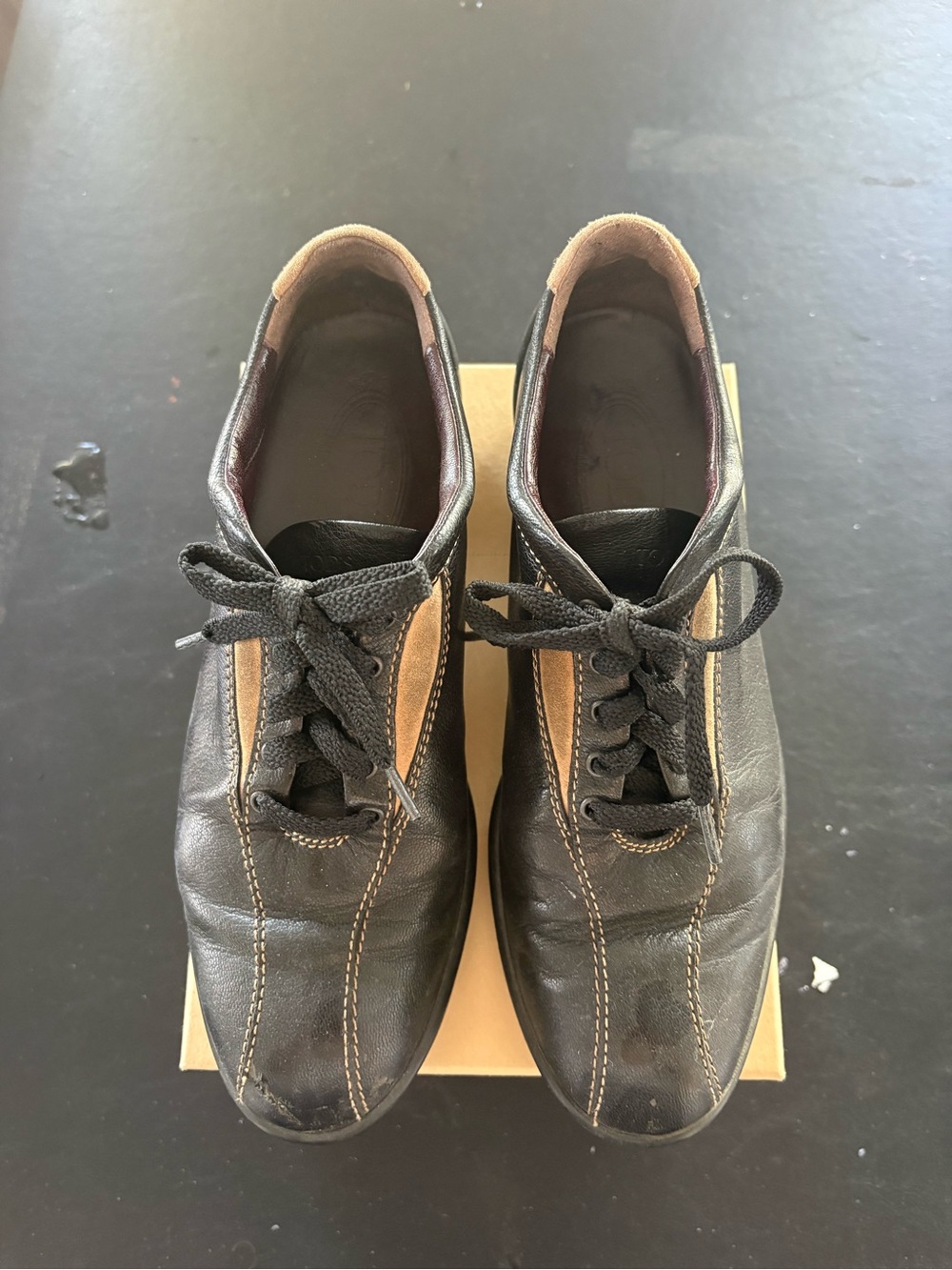 Tod’s dark brown lace up Driving Shoes